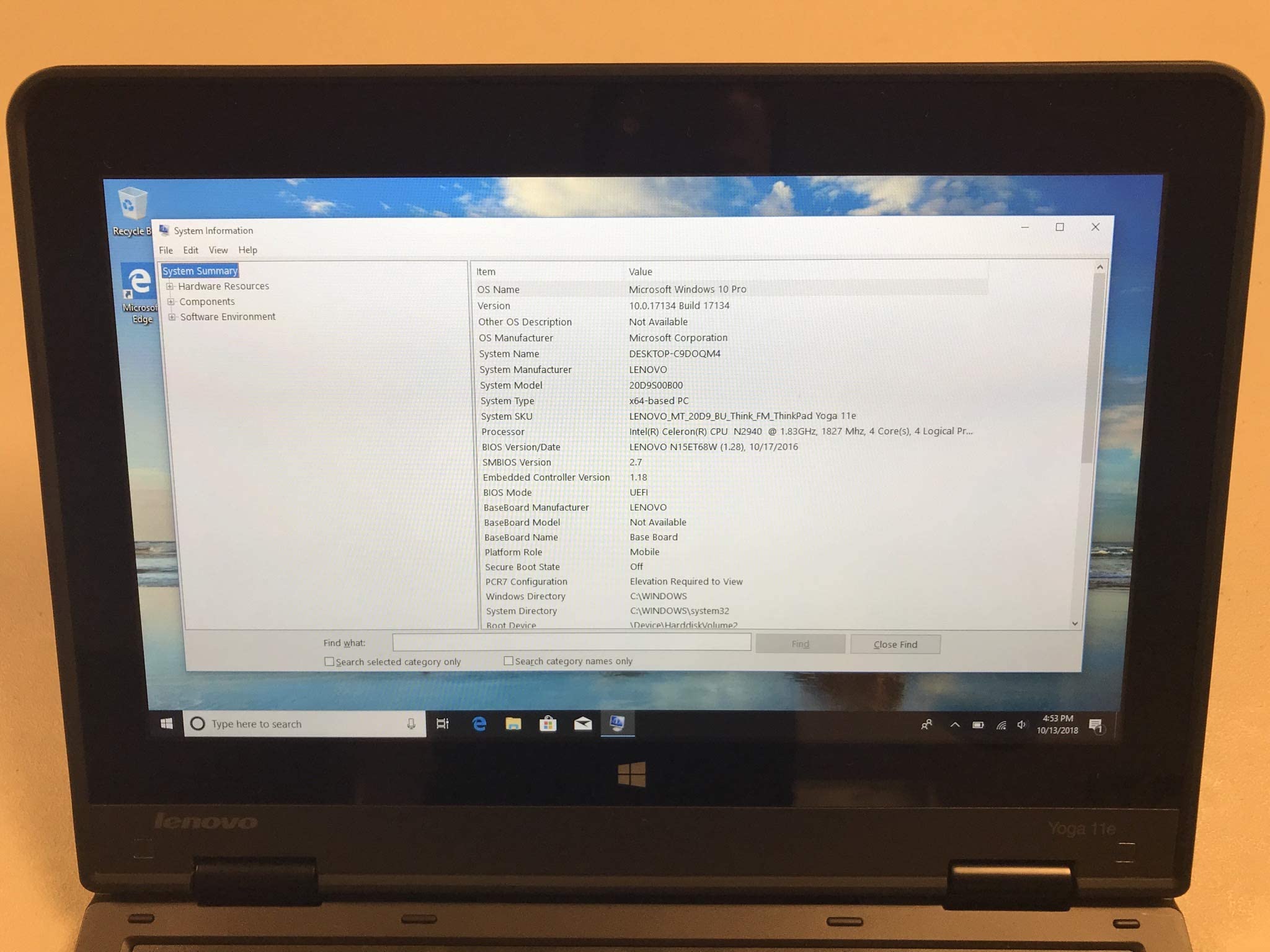 Lenovo ThinkPad 11E 11.6