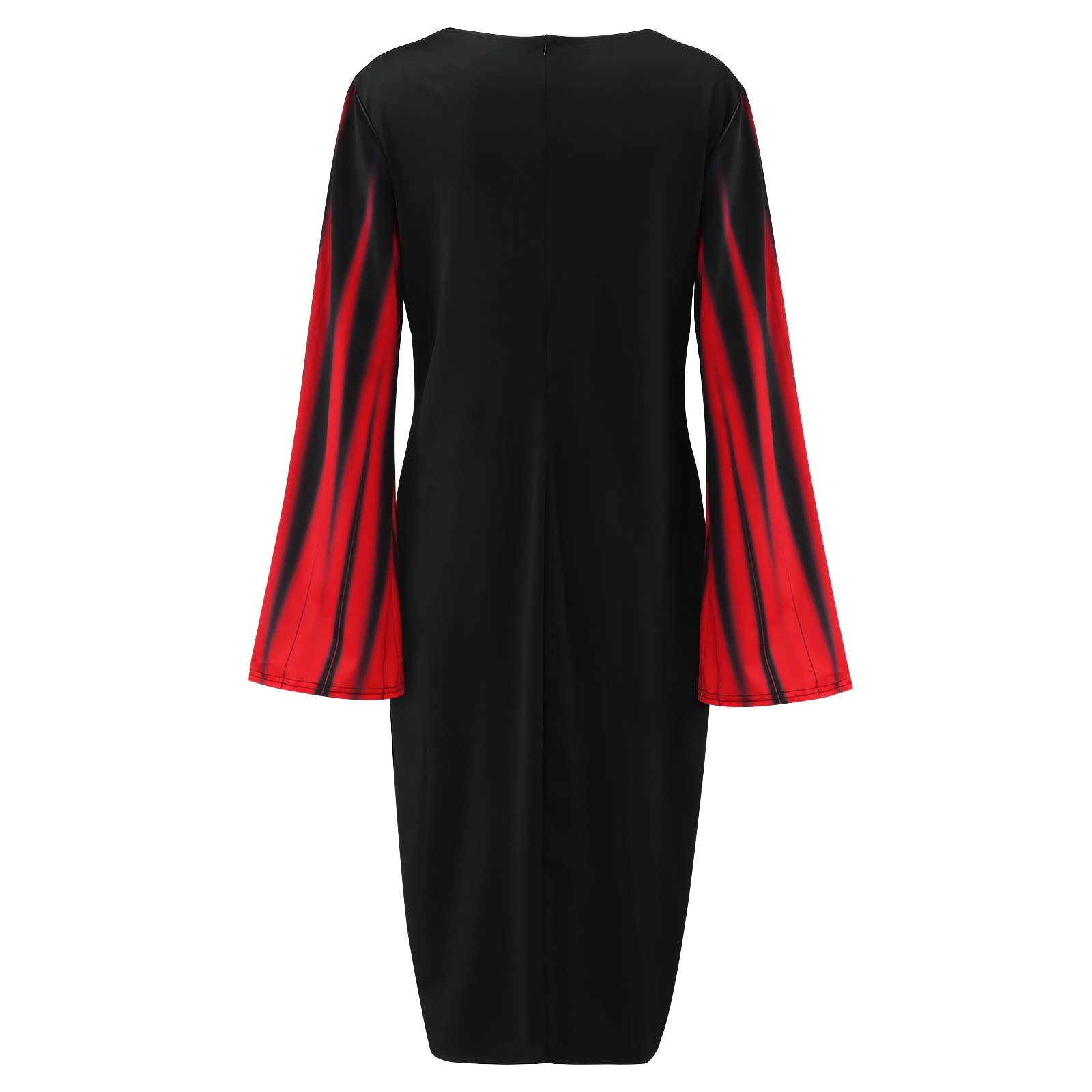 Elegant Stretchy Women's Pencil Dress - Party Sleeve Cocktail & Maxi Dress for Plus Size - Perfect for Evening Parties, Weddings & Special Occasions