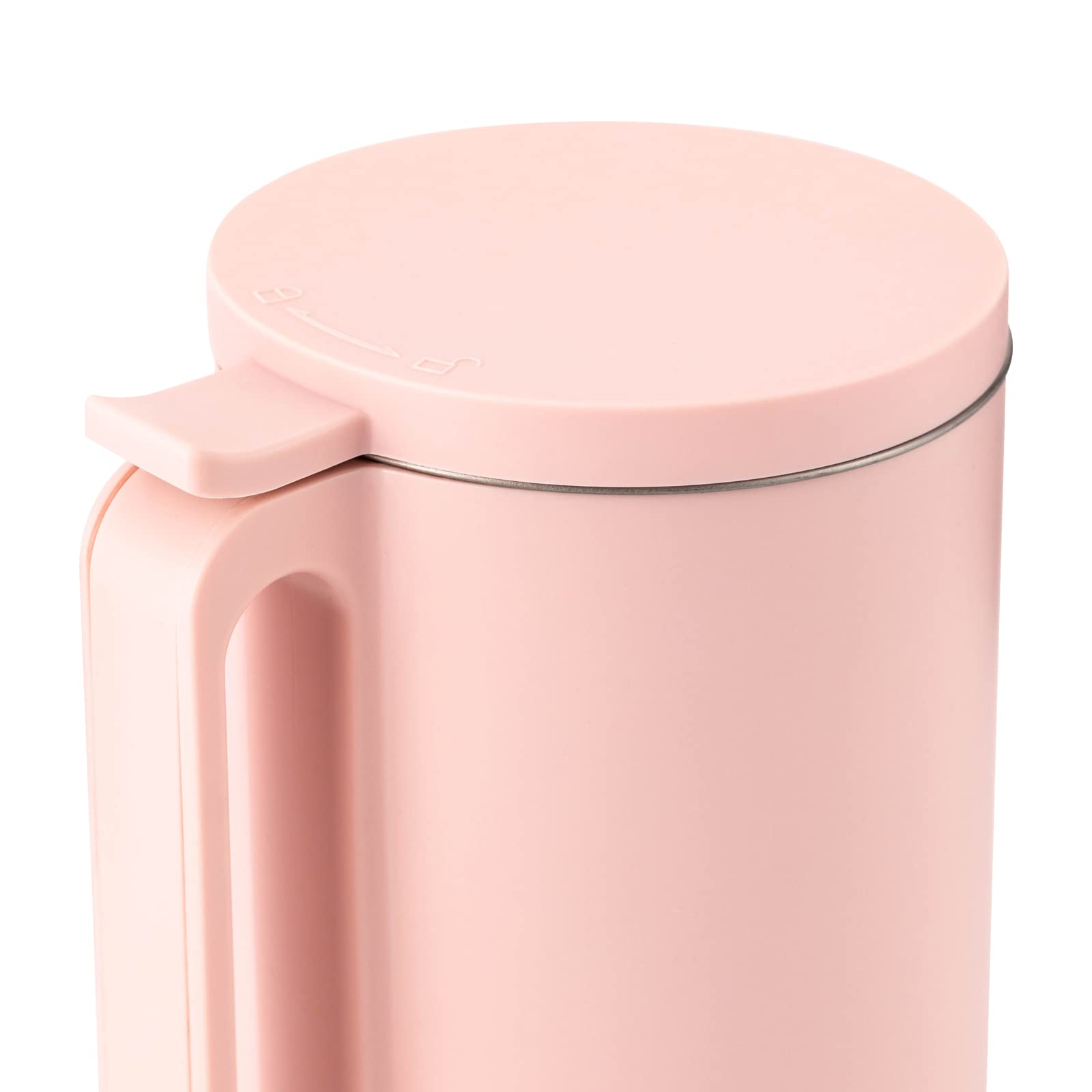 Automatic Nut Milk Maker Machine - 11 oz Homemade Almond Milk, Oat Milk, Soy Milk Maker for Plant-Based & Dairy-Free Beverages - Easy Clean with Timer Function (Pink) - Perfect for Vegan, Keto & Healthy Lifestyle