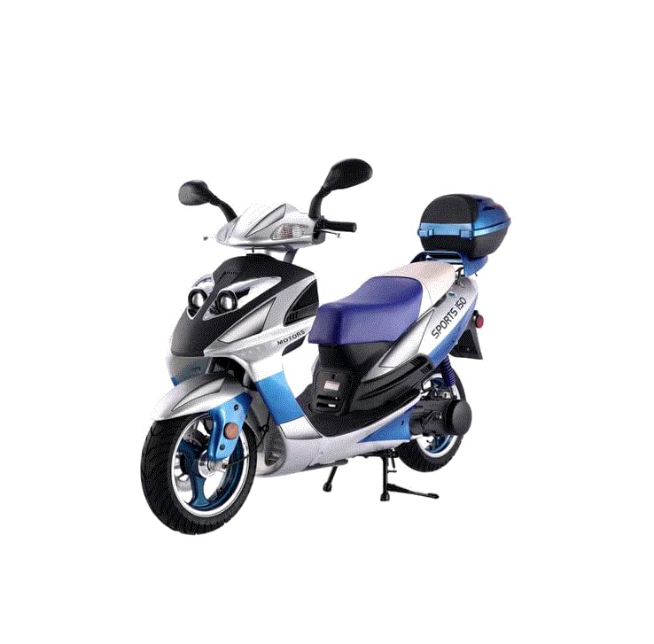 HHH 150cc Gas Scooter for Adults - Vienna 150 Street Scooter with Fully Automatic Transmission, LED Lights & GY6 Engine - 13 Inch Tires (Black) - Perfect for Urban Commuting & Short Distance Travel