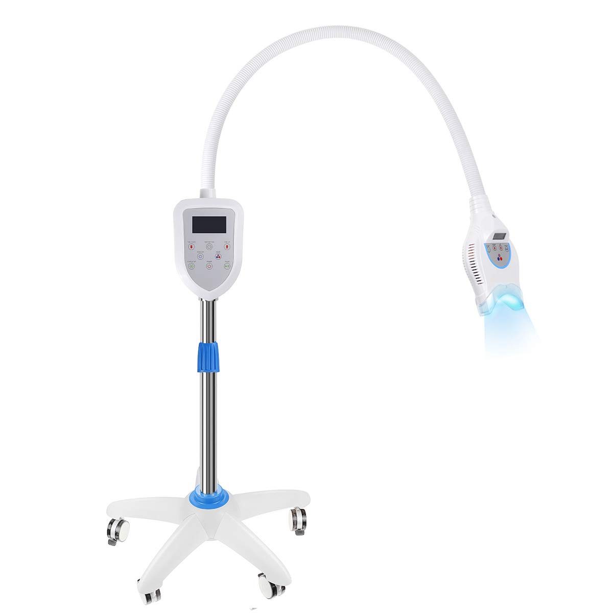 Professional LED Teeth Whitening Kit with Digital Display - Accelerates Teeth Bleaching for Brighter Smile | Portable & Effective Whitening Machine (Model YF-669) | Perfect for Home Use, Travel & Special Occasions