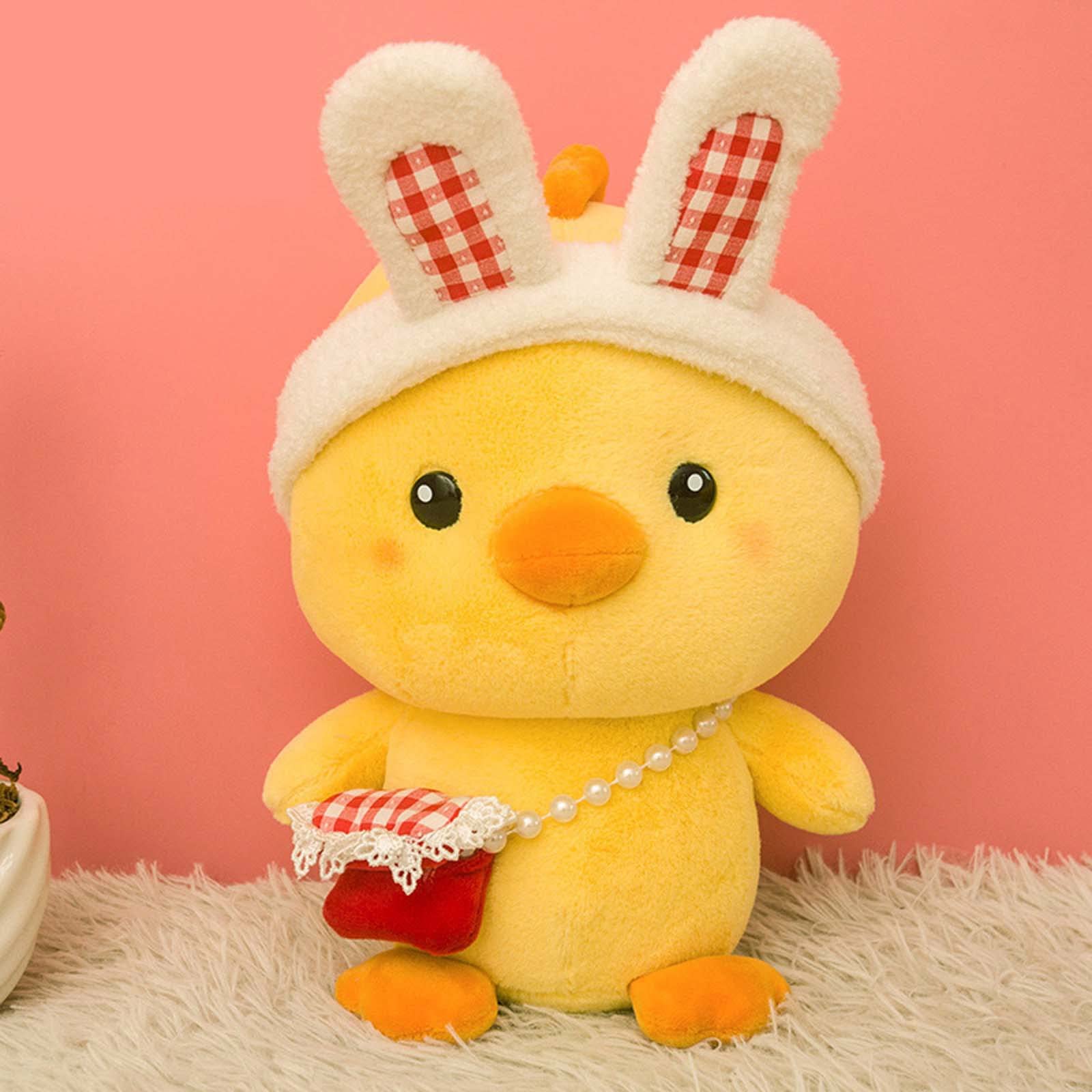 SHINUOER Cute Chick Plush Toy - Soft Yellow Stuffed Animal Duck Gift for Kids, 9 Inch - Perfect for Easter Gifts, Nursery Decor & Cuddling
