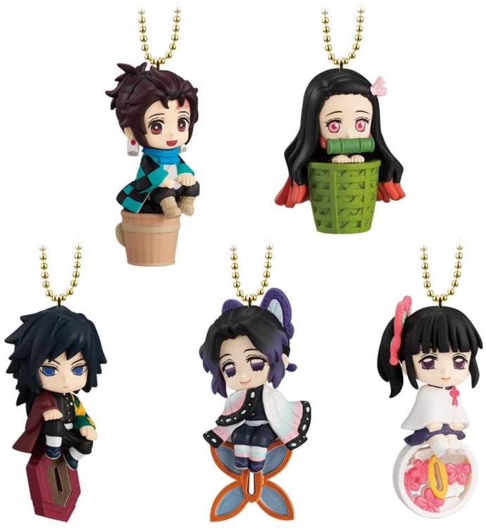 Bandai Spirits Twinkie Dolly Demon Slayer Vol. 2 Box of 8 Anime Trading Figures - Collectible Figurines for Anime Fans & Demon Slayer Merch Enthusiasts
