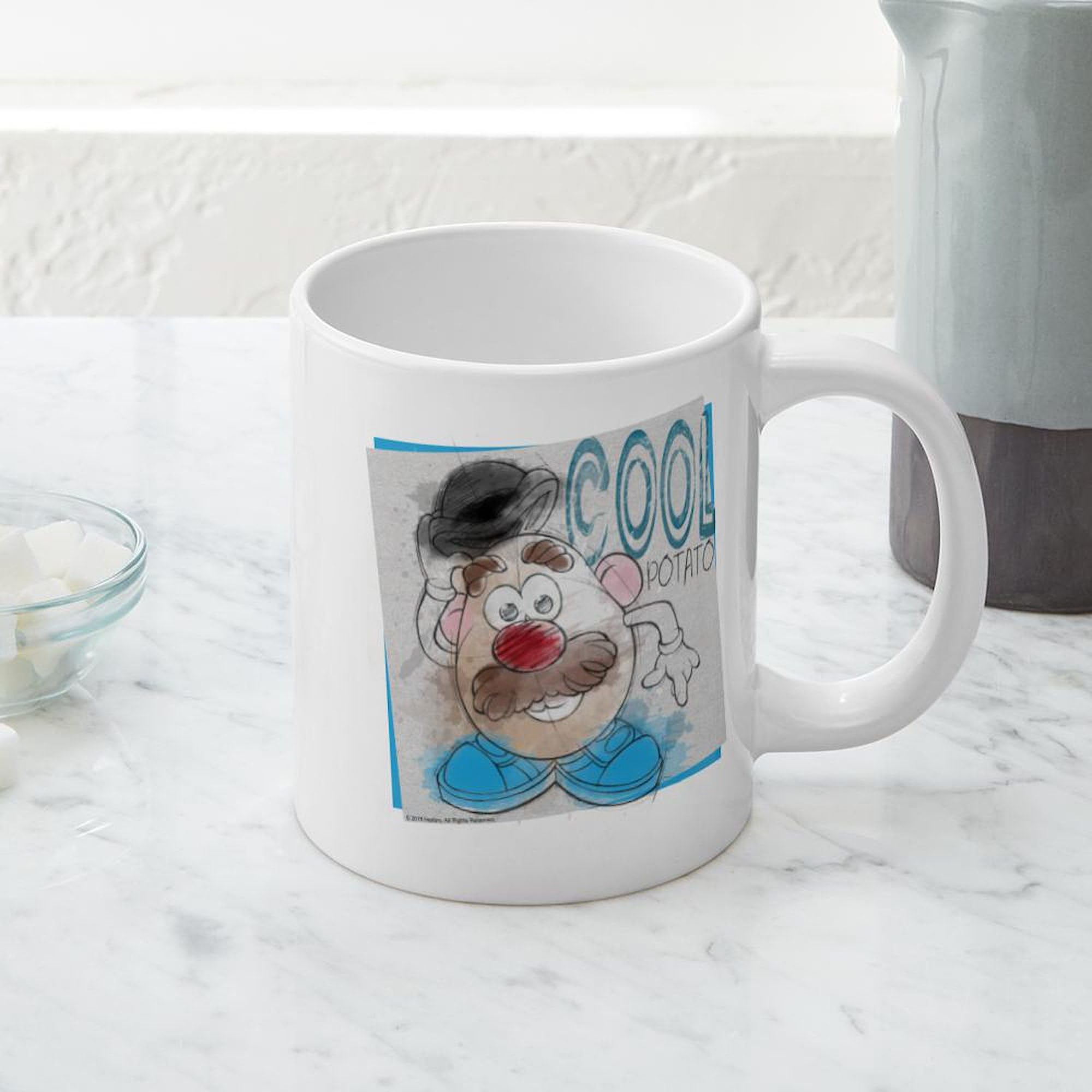 Mr. Potato Head Cool Potato 20 oz Ceramic Coffee Mug - Large Insulated Coffee Cup for Office, Home & Gifts - Funny Novelty Drinkware for Potato Lovers