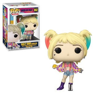 Birds of Prey Pop! Vinyl Figure Harley Quinn (Caution Tape) [302] - Funko Pop Collectible for DC Comics Fans - Perfect for Display, Gifts, and Pop Culture Collections