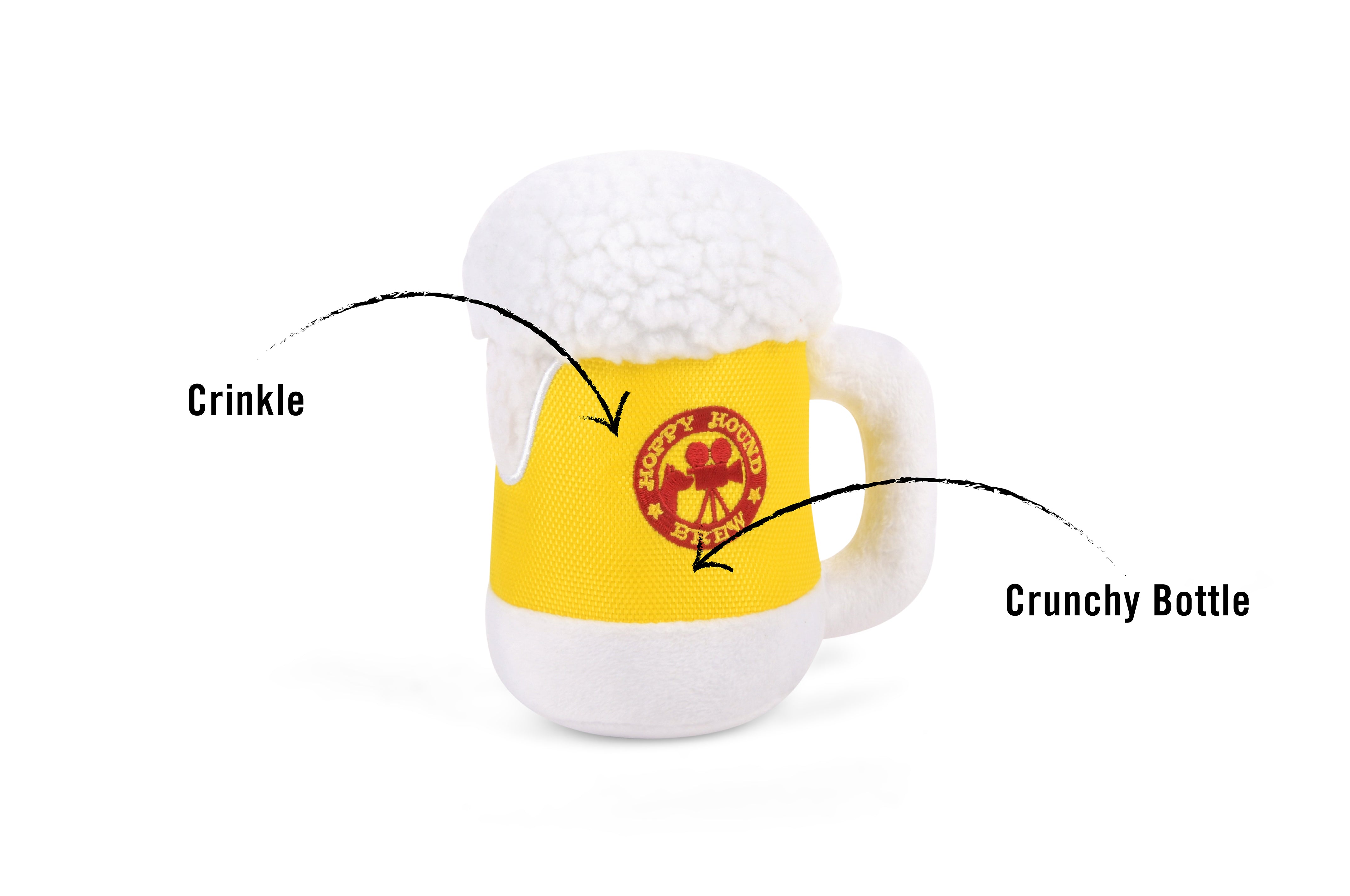 Hollywoof™ Bubble Blowing Dog Toy - Fun Chew-Resistant Plush Toy for Dogs | Great for Playtime, Training & Outdoor Activities | Pet P.L.A.Y.