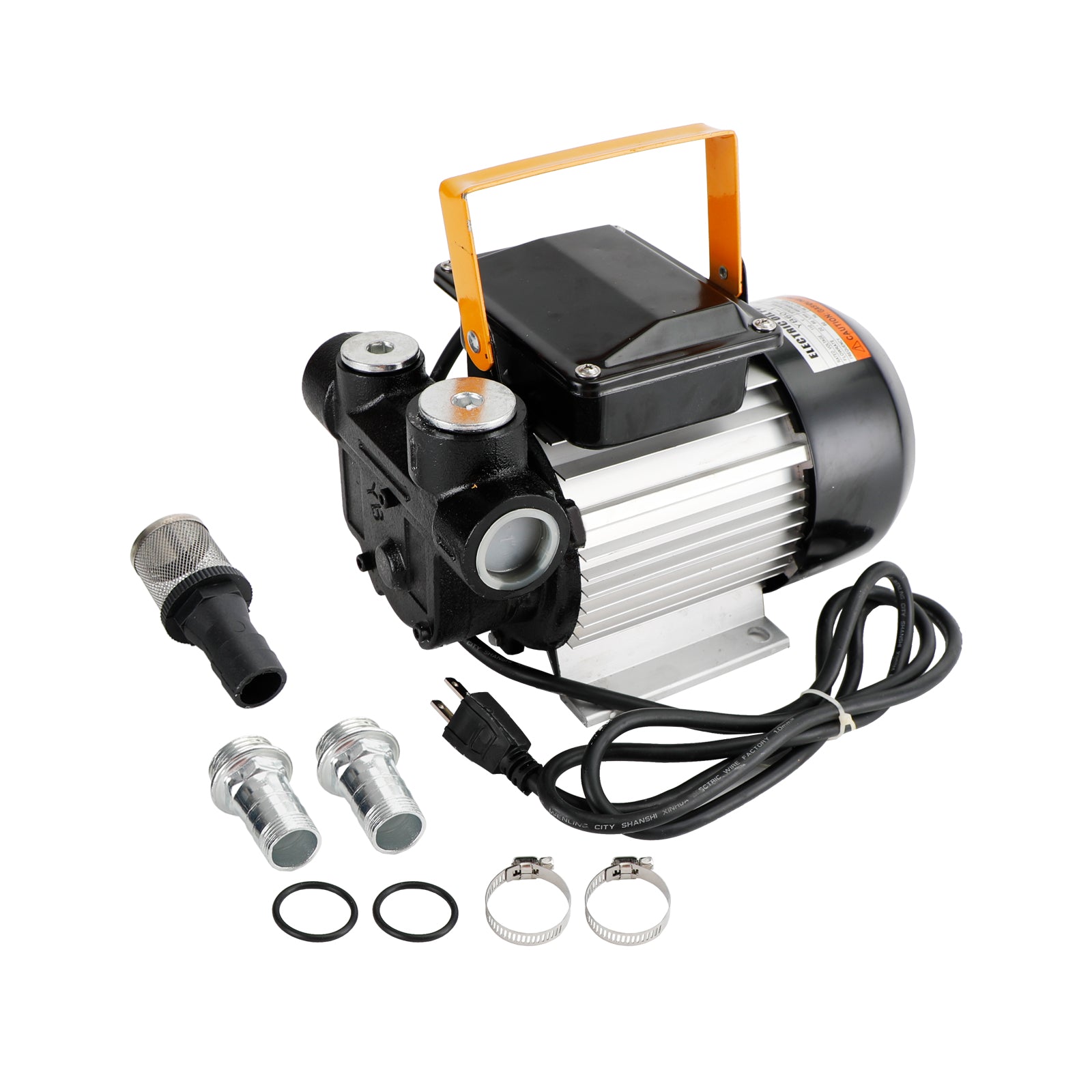 110V AC 550W Electric Diesel Fuel Transfer Pump - Self Priming 16GPM Oil Pump for Trucks, Boats & Industrial Use - Perfect for Gas Stations, Farms & Emergency Fuel Transfer