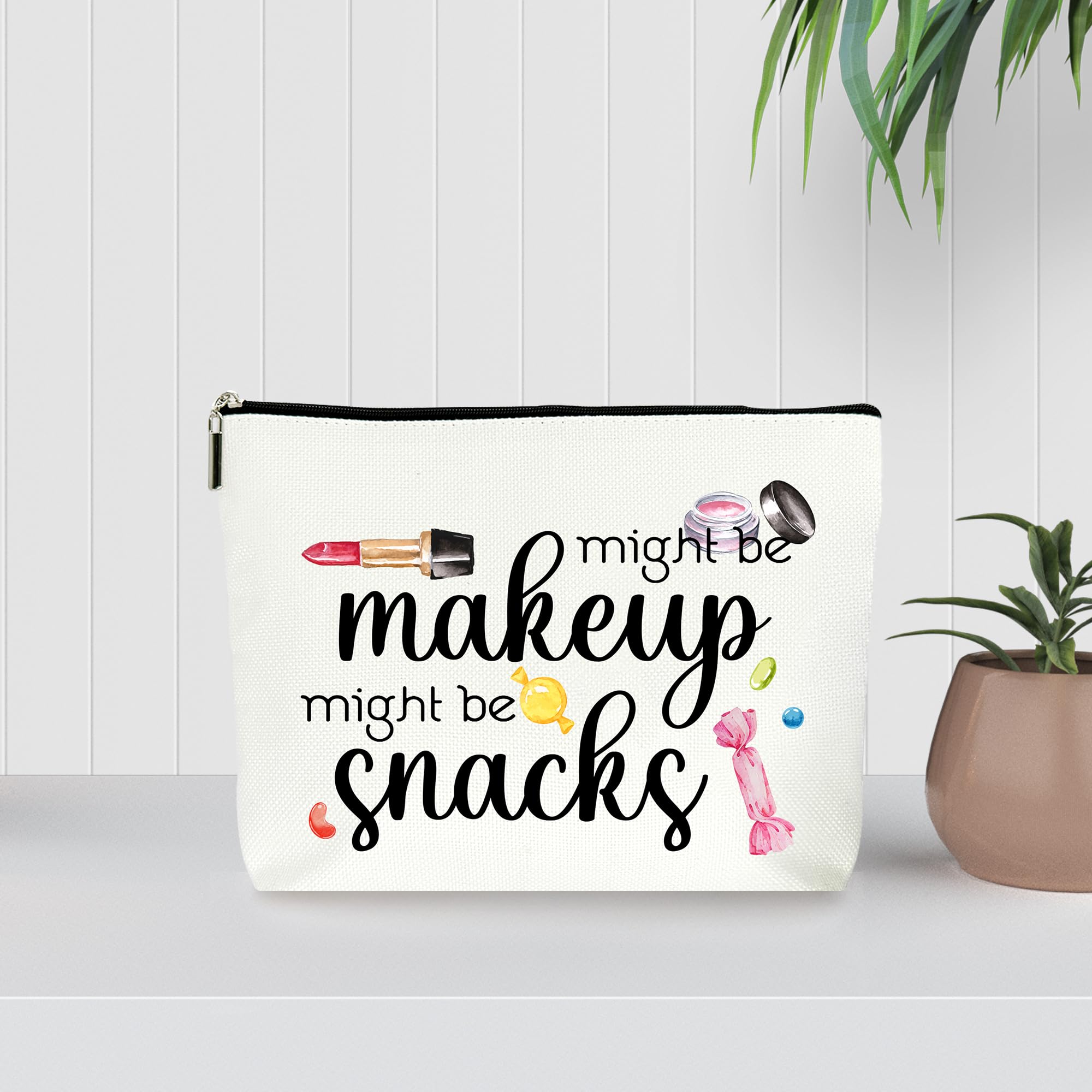 Funny Makeup Bag - Cosmetic Pouch for Women & Teens - Cute Gift for Birthday, Christmas, Mother's Day - Perfect for Mom, Sister, Wife, Grandma, Daughter, Teacher & Coworker - Great for Travel, Gym & Daily Makeup Storage