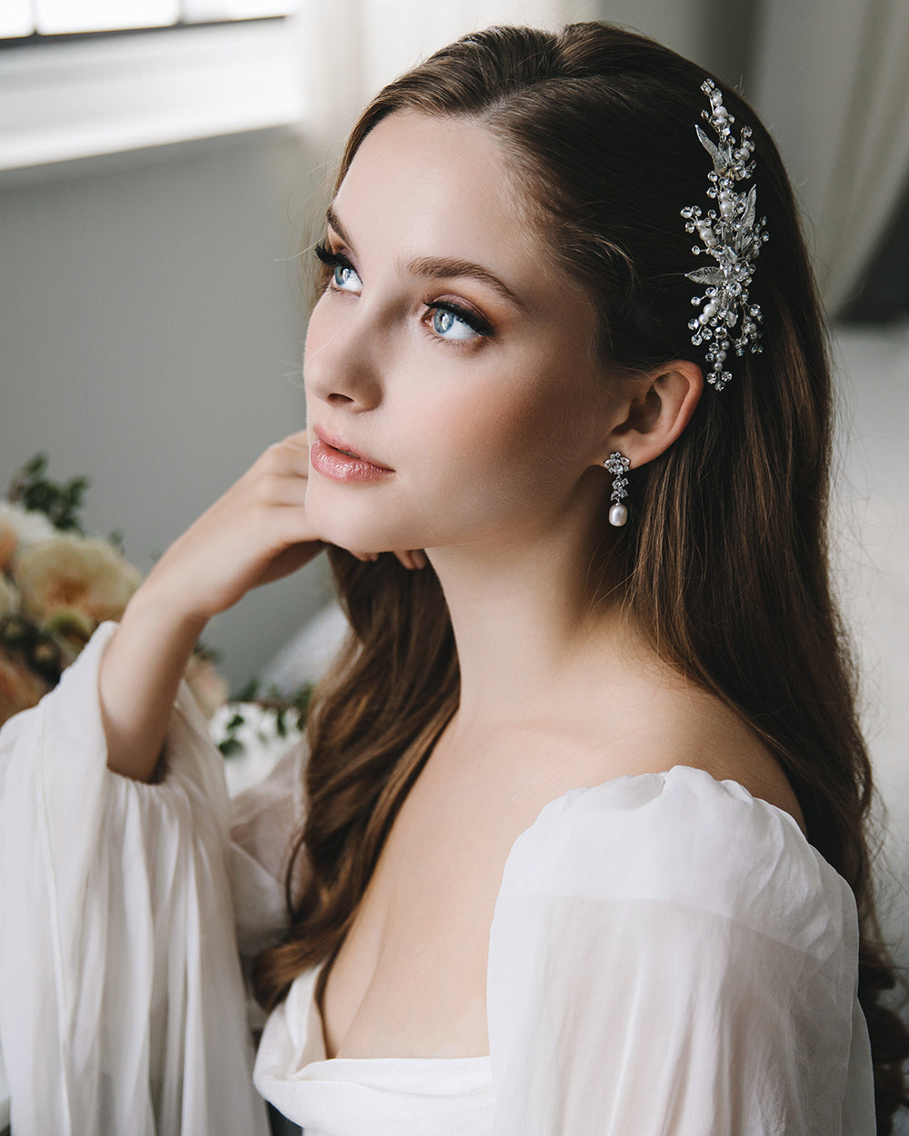 Elegant Autumn Bridal Hair Clip - Perfect for Wedding, Prom & Special Occasions | Boho Floral Hair Accessories for Women