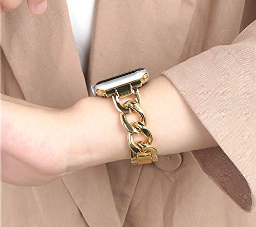 Kolgios 38mm 40mm 41mm 42mm 44mm 45mm 46mm Women's Fashion Smartwatch Band - Compatible with Apple Watch Series 10/9/8/7/6/SE/5/4 - Stylish Replacement Strap for iWatch - Perfect Gift for Her - Ideal for Workouts, Office Wear & Everyday Fashion Accessory