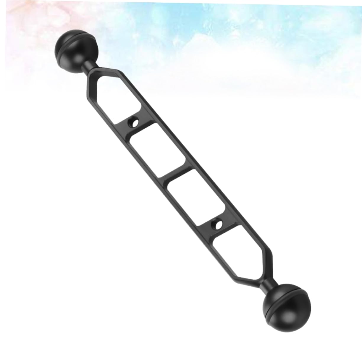 ARTIBETTER Dual Ball Arm 3-Pack - 9-in-1 Versatile Black Aluminum Alloy Extendable Light Stand with Ball Head for Photography, Videography & Studio Lighting - Perfect for YouTube, TikTok, Vlogging & Underwater Diving