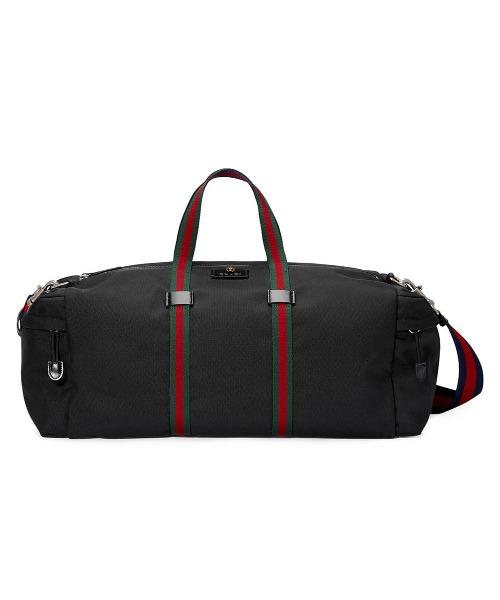 Gucci Technical Canvas Duffle Bag in Brown - Stylish Travel Duffel for Men & Women, Perfect for Gym, Weekend Getaways & Business Trips