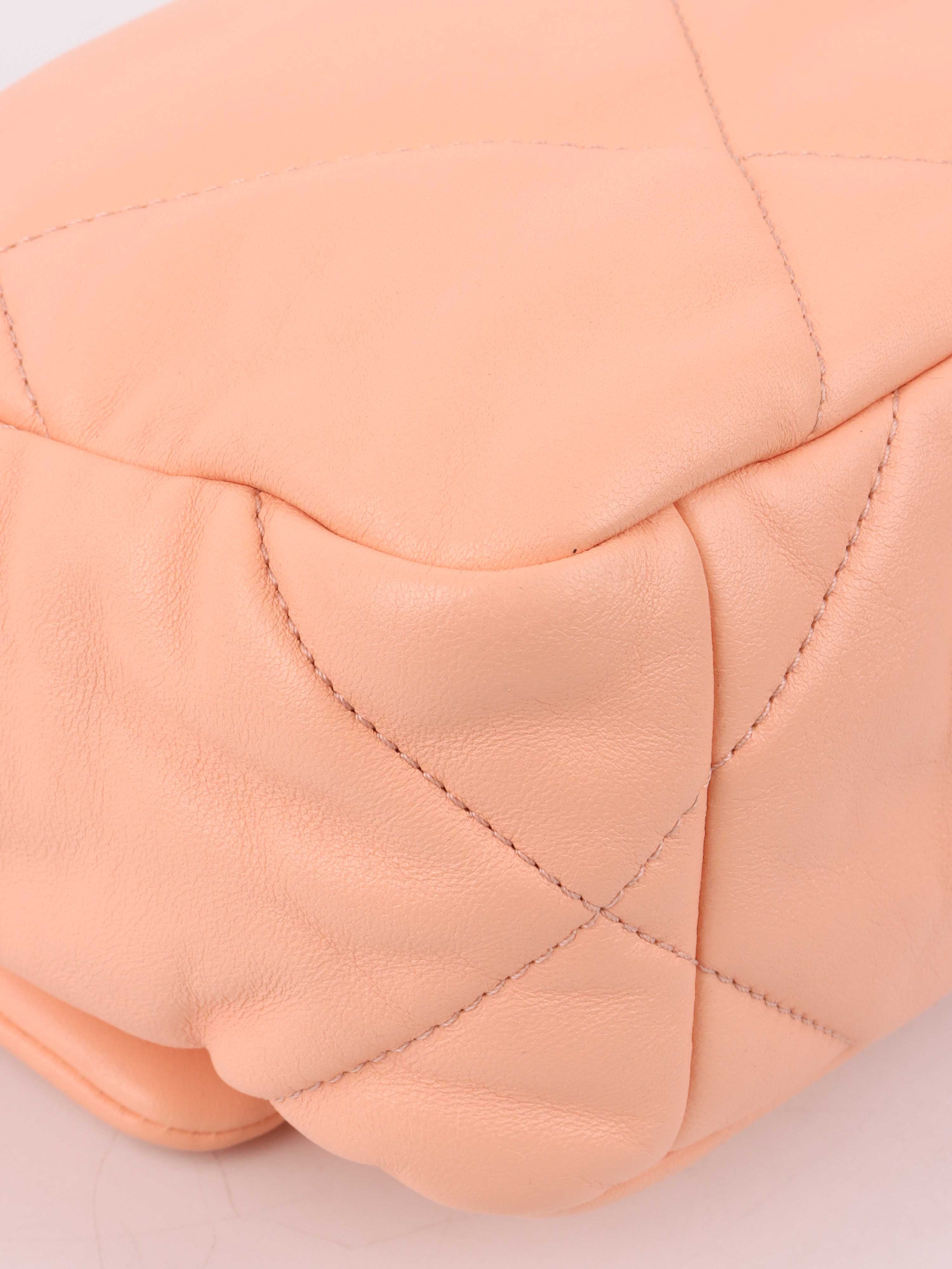 Chanel Small Salmon Pink 19 Bag - Luxury Designer Handbag for Women | Perfect for Parties, Date Nights & Special Occasions