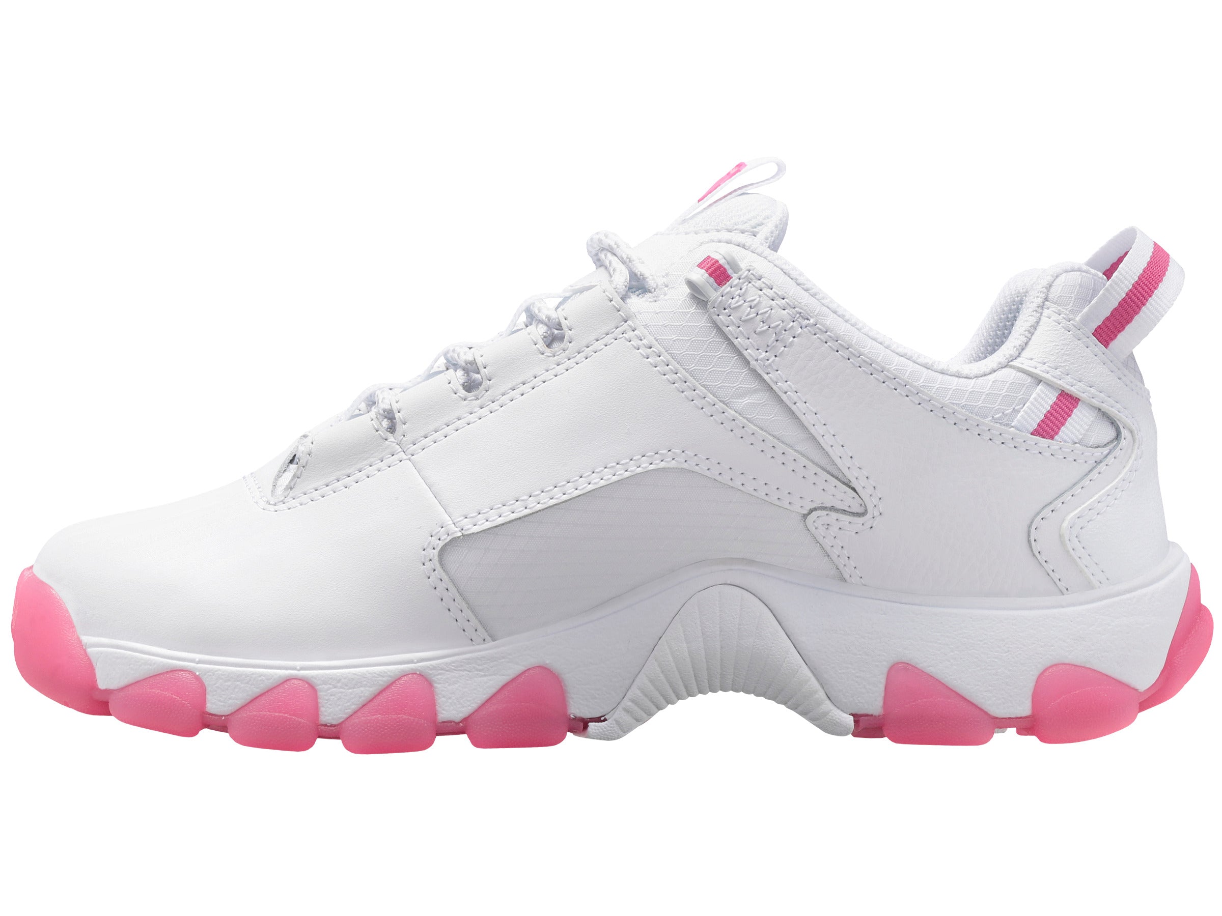 CALI TRAIL Running Shoes for Women - White/Shock Pink | Lightweight Athletic Sneakers for Jogging, Gym Workouts & Outdoor Activities