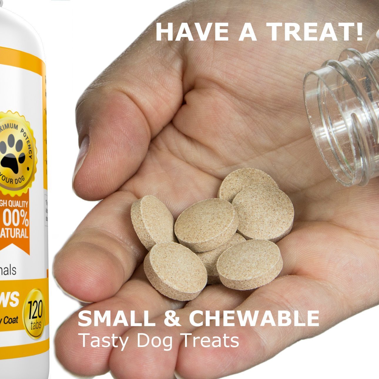 Premium Omega-3 Fish Oil & Turmeric Curcumin Supplement for Dogs - All-Natural Antioxidant Chews for Healthy Skin, Shiny Coat & Joint Support - 120 Tasty Soft Chews (2-Pack) - Ideal for Senior Dogs & Pets with Digestive Issues