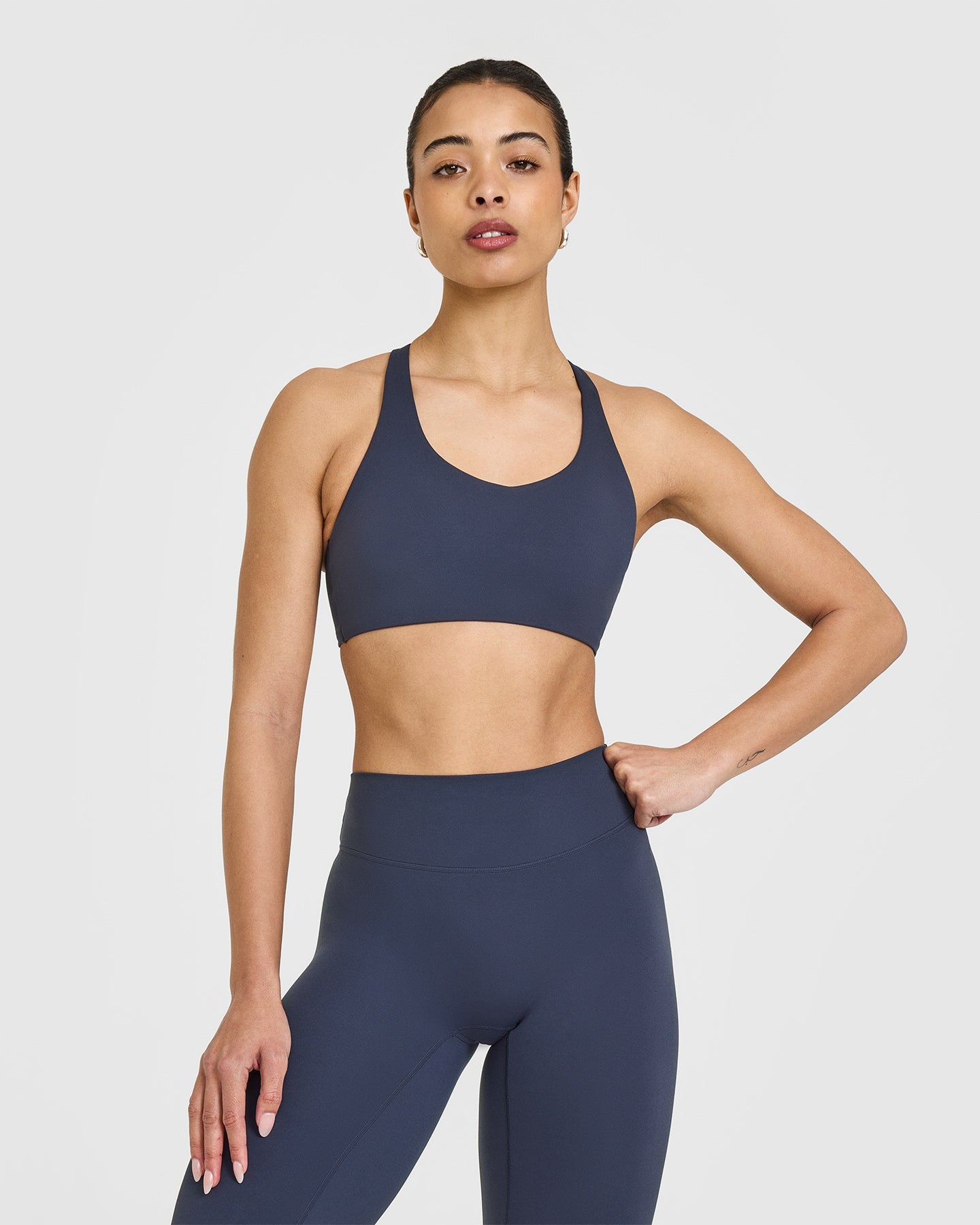 SoftMotion™ Sports Bra for Women - True Blue - High Support Workout Bra for Running, Yoga & Gym
