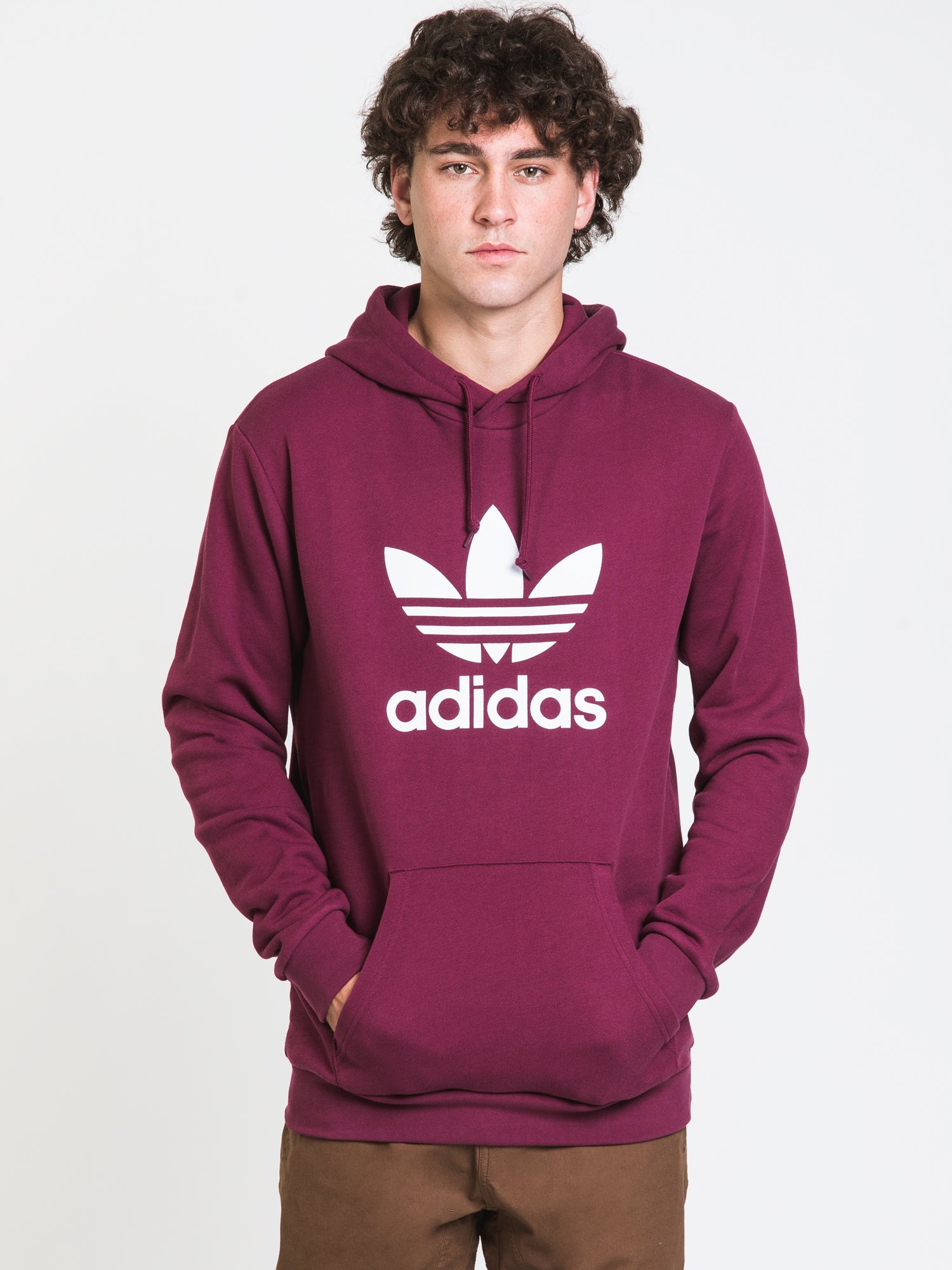 Adidas Trefoil Pullover Hoodie for Men & Women - Classic Logo Sweatshirt for Casual Wear, Gym & Street Style - Clearance Sale
