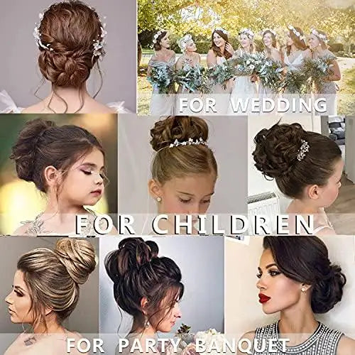 Large Claw Clip Hair Bun Extension - Seamless Hair Accessory for Ponytails & Updos - Perfect for Women, Girls, Everyday & Special Occasions