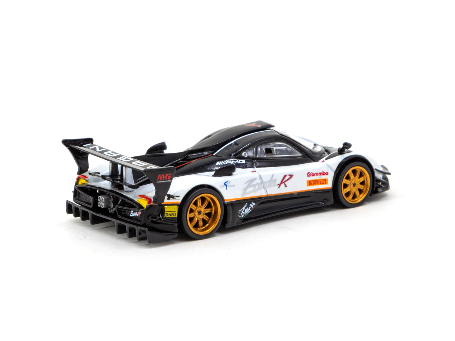 Tarmac Works 1/64 Pagani Zonda Revolución Bianco Benny Diecast Model Car - Premium Collectible for Car Enthusiasts & Display for Home/Office Decor