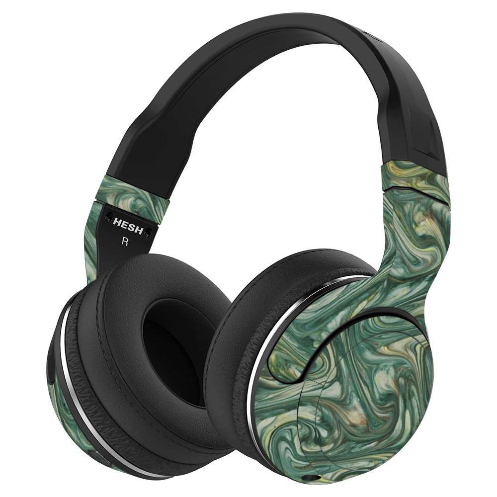 MightySkins Vinyl Wrap Cover for Skullcandy Hesh 2 Wireless Headphones - Marble Swirl Design | Protective & Durable Skin | Easy to Apply & Remove | Made in USA | Perfect for Travel, Gym & Daily Use
