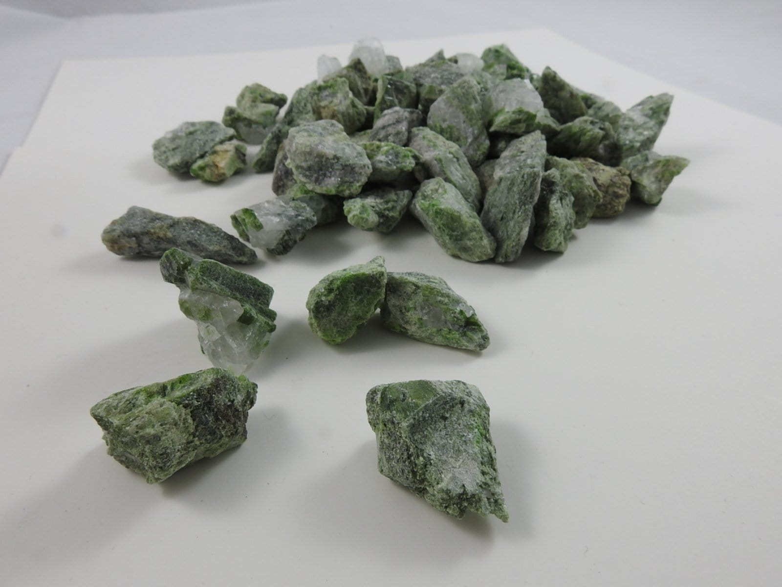 Natural Diopside Gemstone - 2.75 lb Bulk Lot | Wholesale Closeout Sale for Jewelry Making, Crystal Healing & Mineral Collection