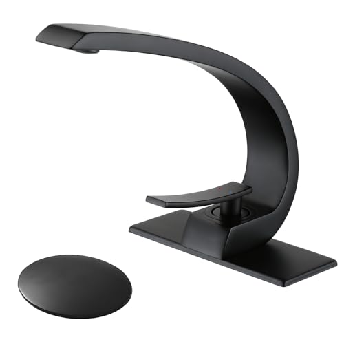 Matte Black with Pop Up Drain