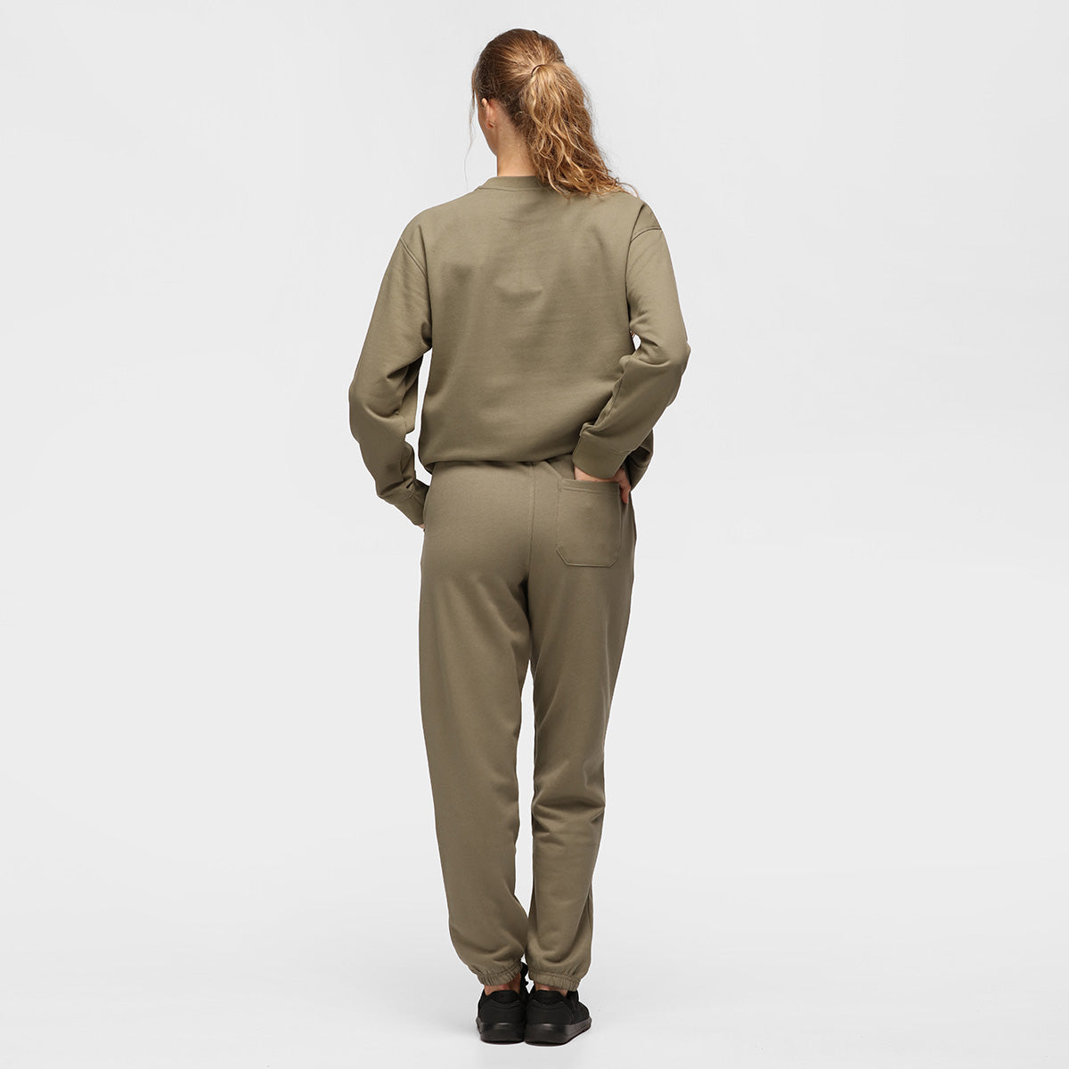 TKB Khaki Unisex Sweatshirt | Casual Pullover Hoodie for Men & Women | Perfect for Streetwear, Lounge & Outdoor Activities