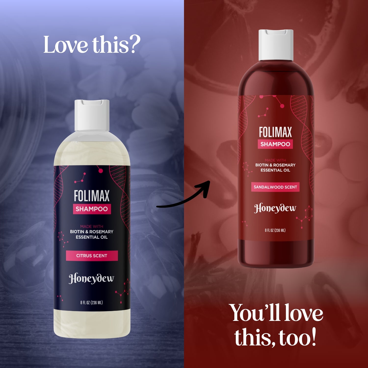 Folimax Citrus Rosemary Shampoo for Hair Growth & Scalp Care - Refreshing Natural Shampoo for Dry, Damaged Hair - Perfect for Daily Use & Salon Results at Home