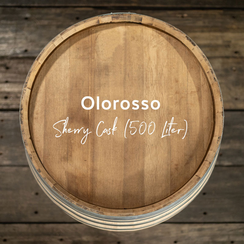 Premium Oloroso Sherry Cask 500L - Oak Barrel for Whiskey & Wine Aging - Perfect for Distilleries & Home Brewing Enthusiasts