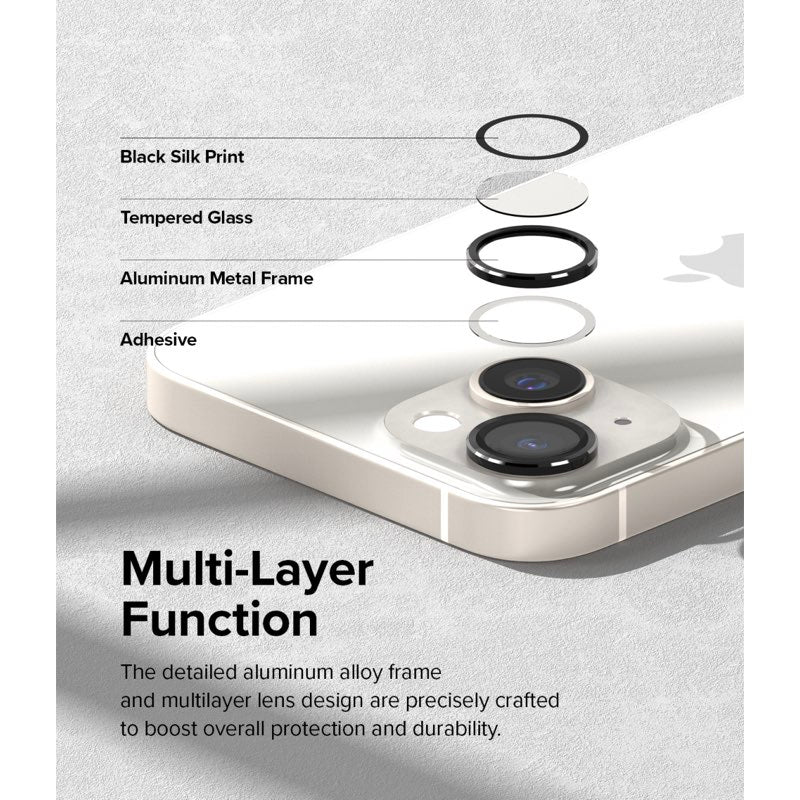 MARKSTRONG Camera Lens Protector for iPhone 14/14 Plus - Shatterproof HD Clear Screen Protector for Photography & Outdoor Adventures