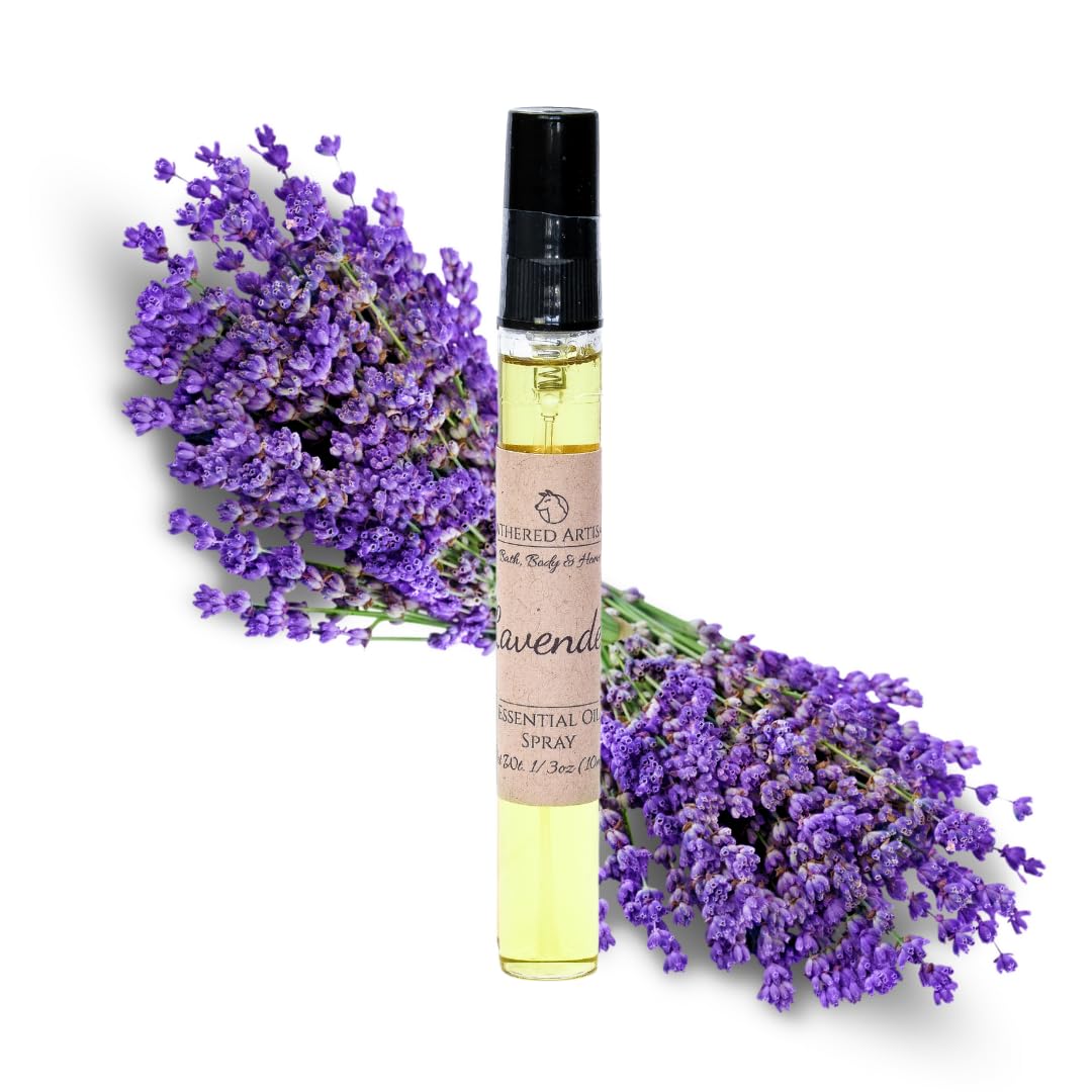 Alcohol-Free Lavender Essential Oil Perfume - Natural, Paraben-Free & Phthalate-Free Plant-Based Cologne | Handcrafted, Nourishing Spray for Aromatherapy, Relaxation & Everyday Fragrance