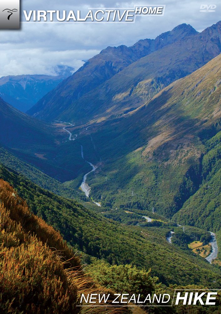 Virtual Active Home New Zealand Hike DVD - Immersive Indoor Walking Workout for Fitness & Scenic Adventure - Perfect for Home Exercise & Treadmill Training