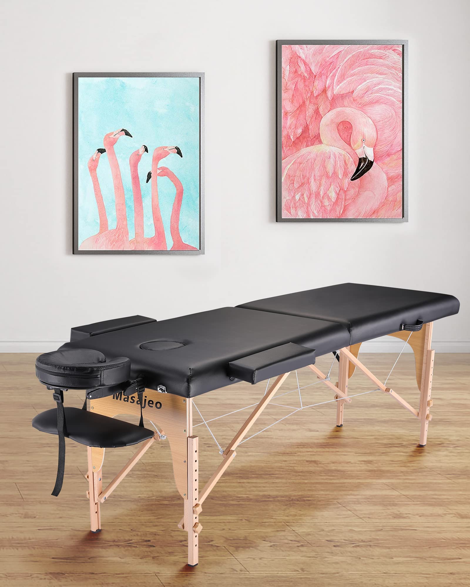 Professional Portable Massage Table - Adjustable Height 84