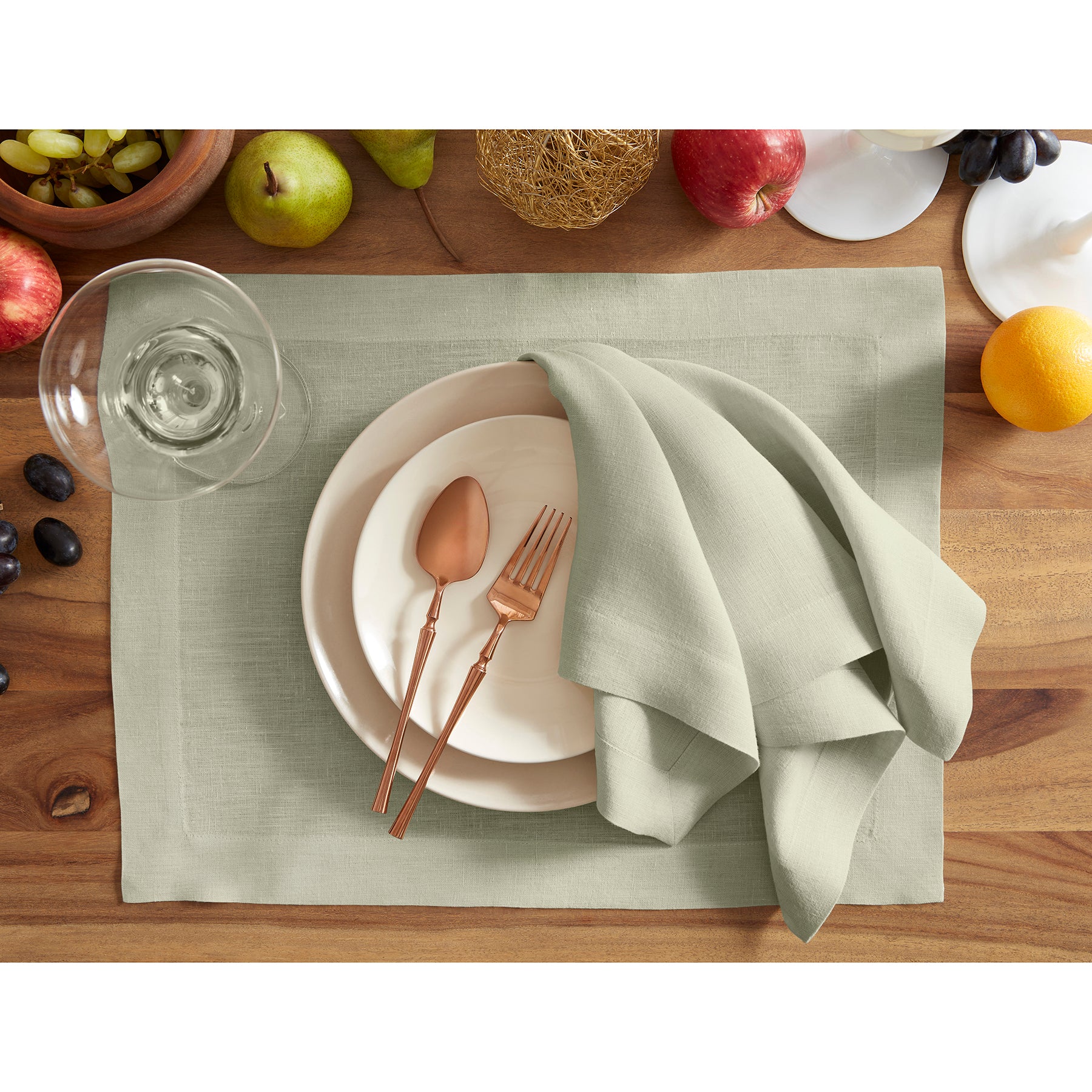 Premium Sonoma Placemats Set of 4 - Waterproof & Non-Slip Table Mats for Dining - Elegant Home Decor for Kitchen, Dining Room, and Outdoor Entertaining