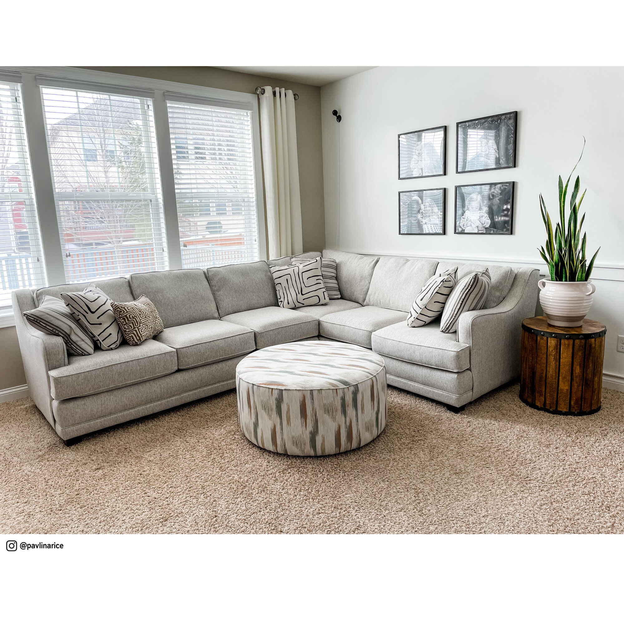 Durango 2-Piece Left Facing L-Shaped Sectional Sofa Set - Perfect for Living Room, Family Room & Home Theater Seating