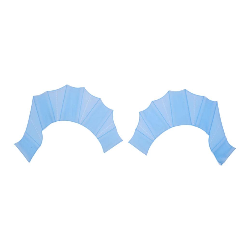 Colcolo Silicone Hand Flippers - Swimming Training Webbed Gloves for Adults & Kids - Improve Swim Technique & Strength - Perfect for Pool, Ocean & Fitness Training