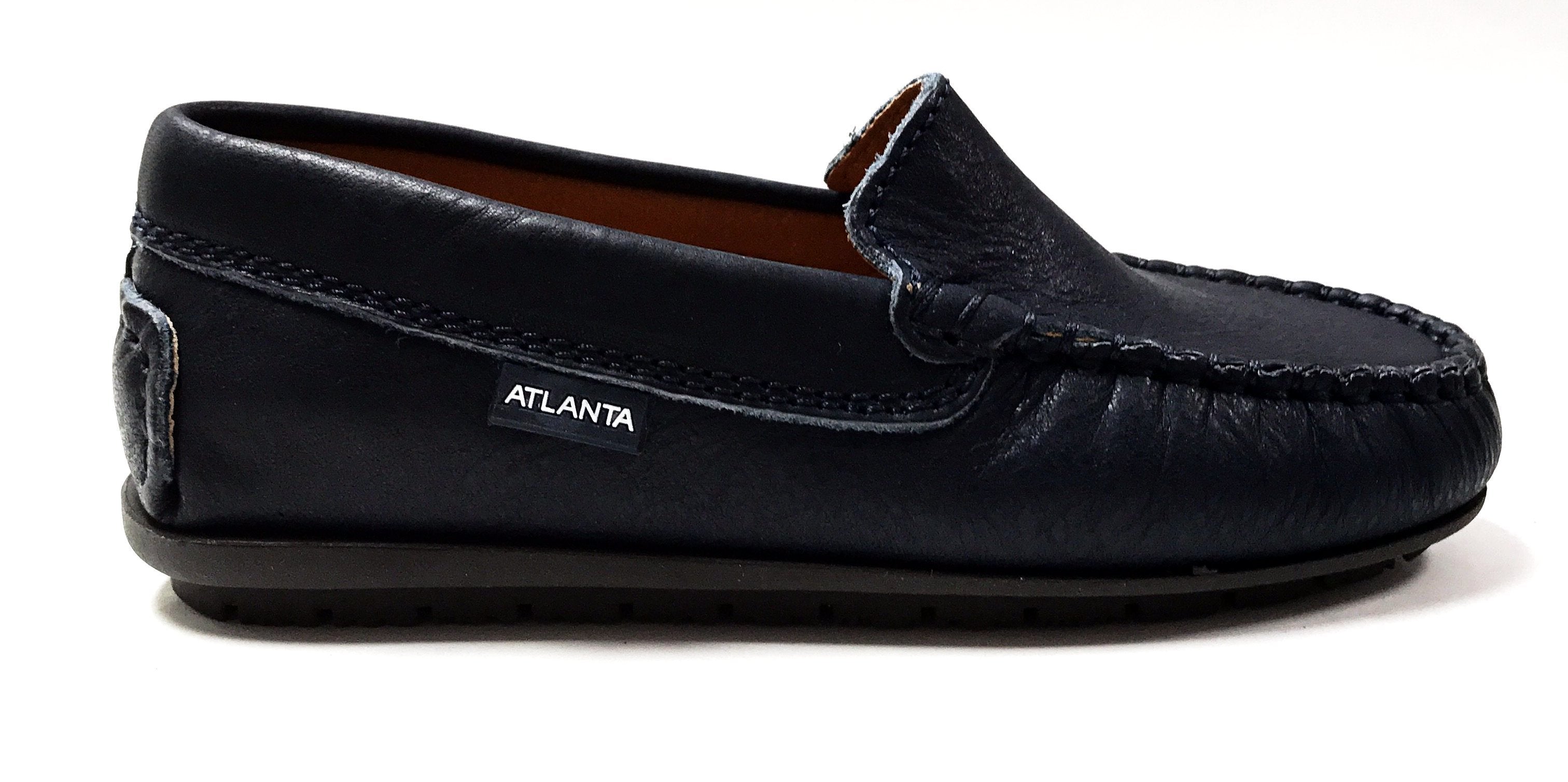 **Atlanta Moccasin Navy Loafers for Men – Comfortable Slip-On Boat Shoes for Casual & Business Wear**    *(Use for: Office, Travel, Walking, and Everyday Stylish Outfits)*