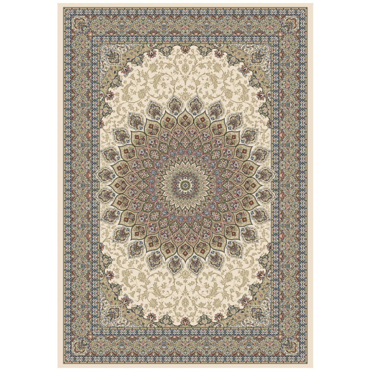 Dynamic Rugs Ancient Garden Collection Runner Rug 2' x 3'11