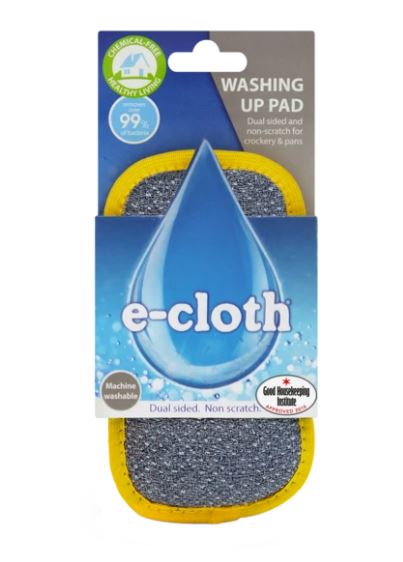 E-Cloth Washing Up Pad - Premium Kitchen Cleaning Sponge for Dishes, Pots & Pans - Ultra Absorbent & Durable - Perfect for Everyday Dishwashing & Tough Grease Removal