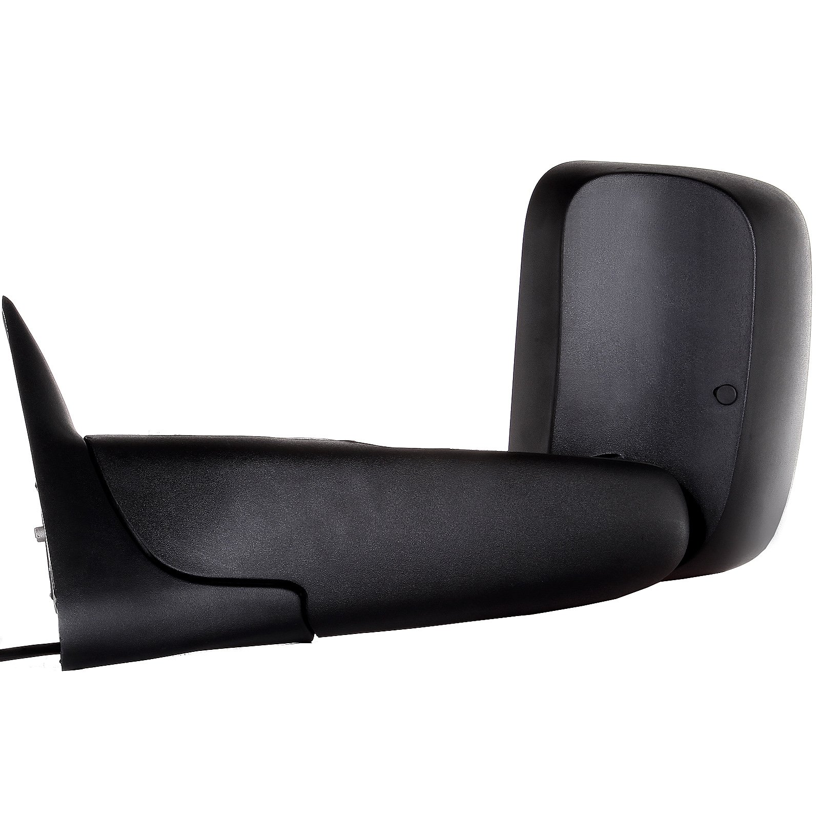 Black Towing Mirrors LH Left & RH Right for 1994-1997 Dodge Ram 1500/2500/3500 - Power Adjustable, No Heat/Turn Signal - Perfect for Towing & Off-Road Adventures