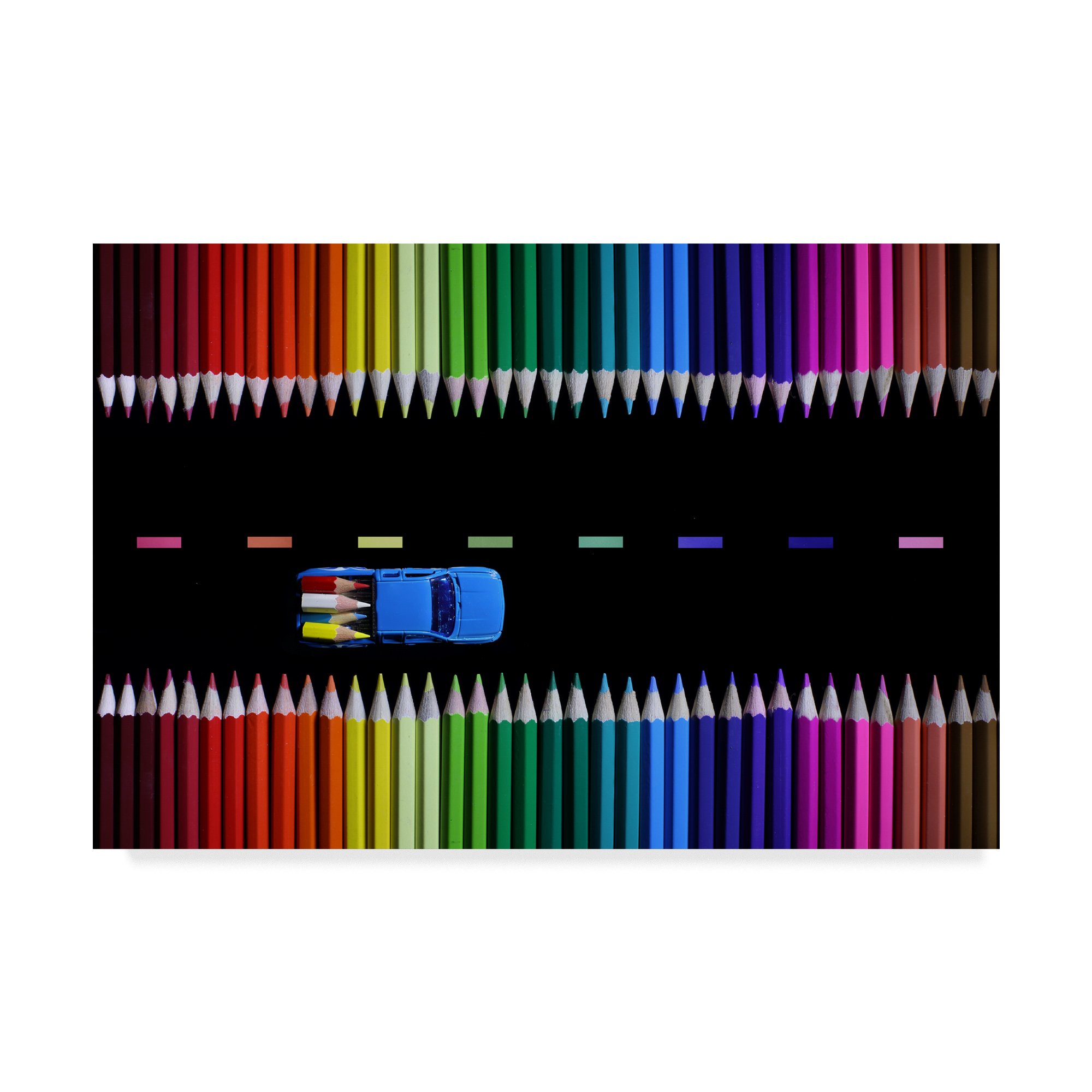 Trademark Fine Art Victoria Ivanova Multicolor Canvas Painting - Perfect for Living Room, Bedroom & Office Wall Decor