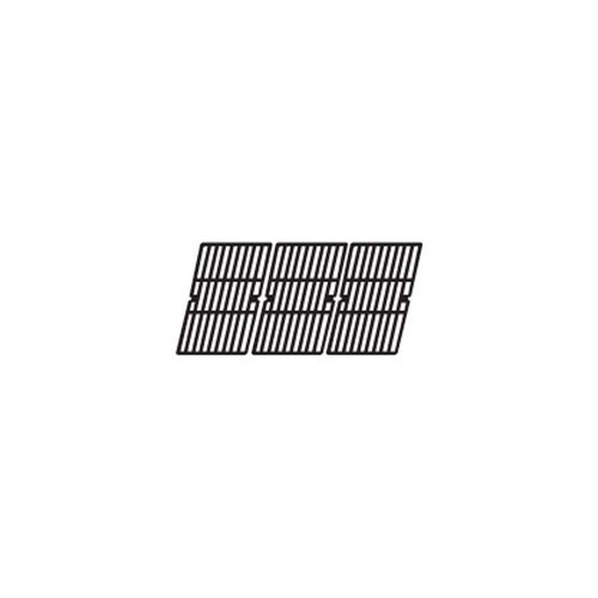 Music City Metals 61063 Gloss Cast Iron Cooking Grid Replacement for Uniflame GBC1069WB-C Gas Grill - Set of 3 | Durable BBQ Grates for Outdoor Cooking, Camping & Backyard Parties