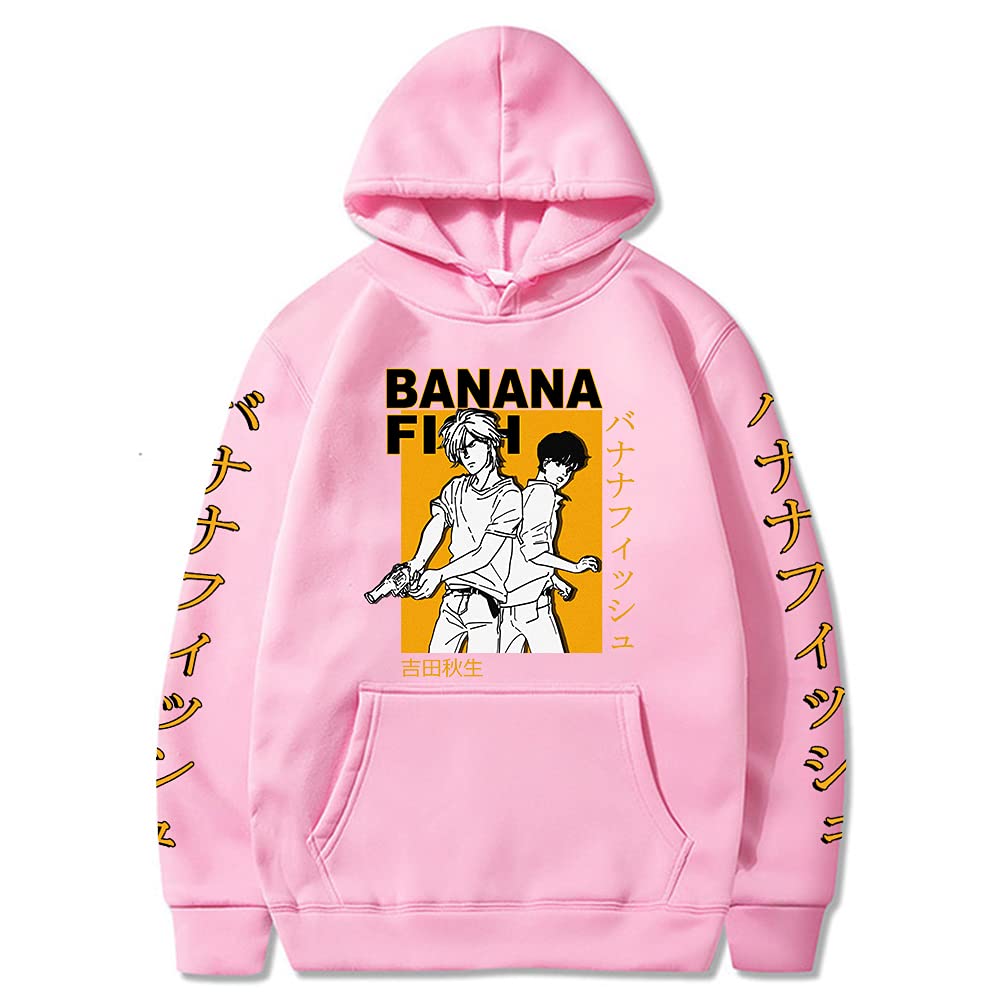 Banana Fish Anime Hoodie - Ash Lynx Sweatshirt for Men & Women | Unisex Graphic Pullover | Perfect Anime Gift & Casual Wear for Cosplay, Conventions & Everyday Fashion