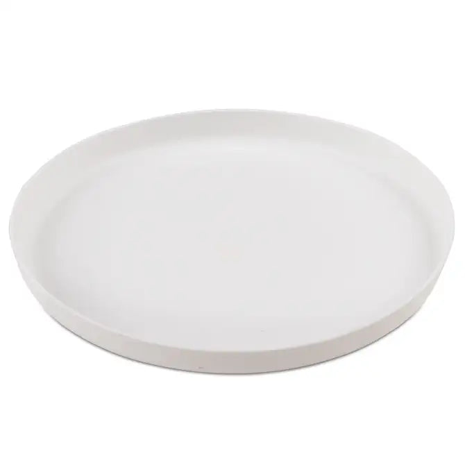 Comatec White Santo Plate - Elegant Ceramic Dinner Plate Set for Home & Restaurant Use | Perfect for Dining, Serving, and Special Occasions