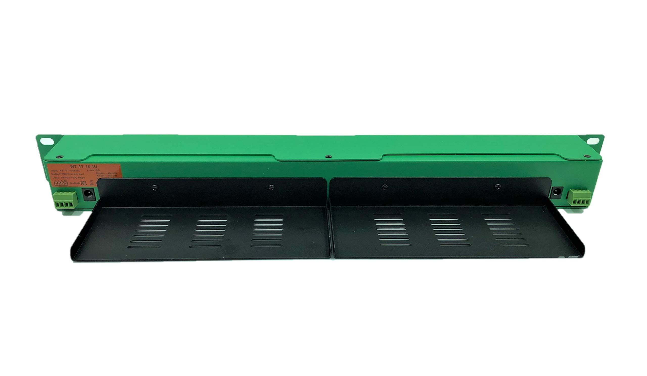 16 Port Gigabit PoE Injector with Dual 56V 120W UL Power Supplies - 802.3at Compatible for IP Cameras, VoIP Phones & Wireless Access Points - Network Power Over Ethernet Solution for Office & Home Security Systems