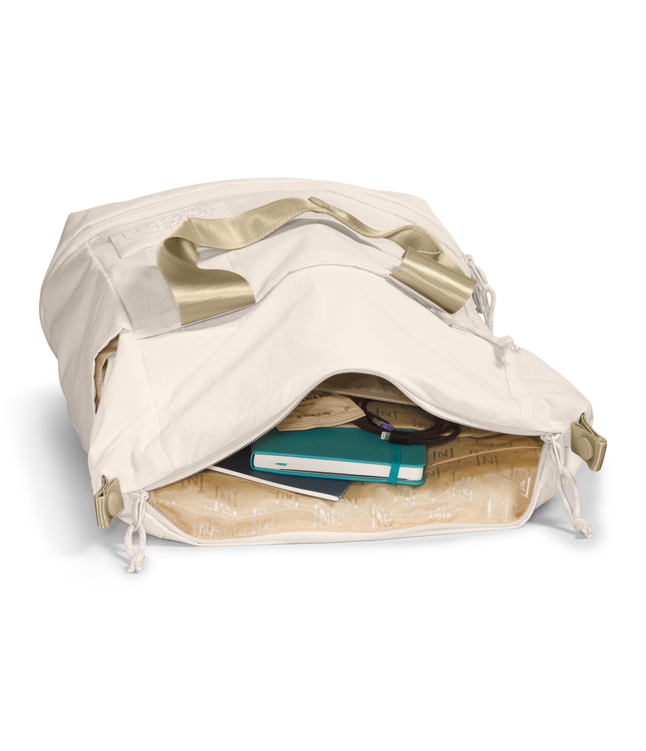 The North Face Women's Never Stop Utility Pack - Lightweight Hiking Backpack for Outdoor Adventures, Travel & Daily Use (Gardenia White/Gravel, One Size) - Perfect for Camping, Commuting & Work