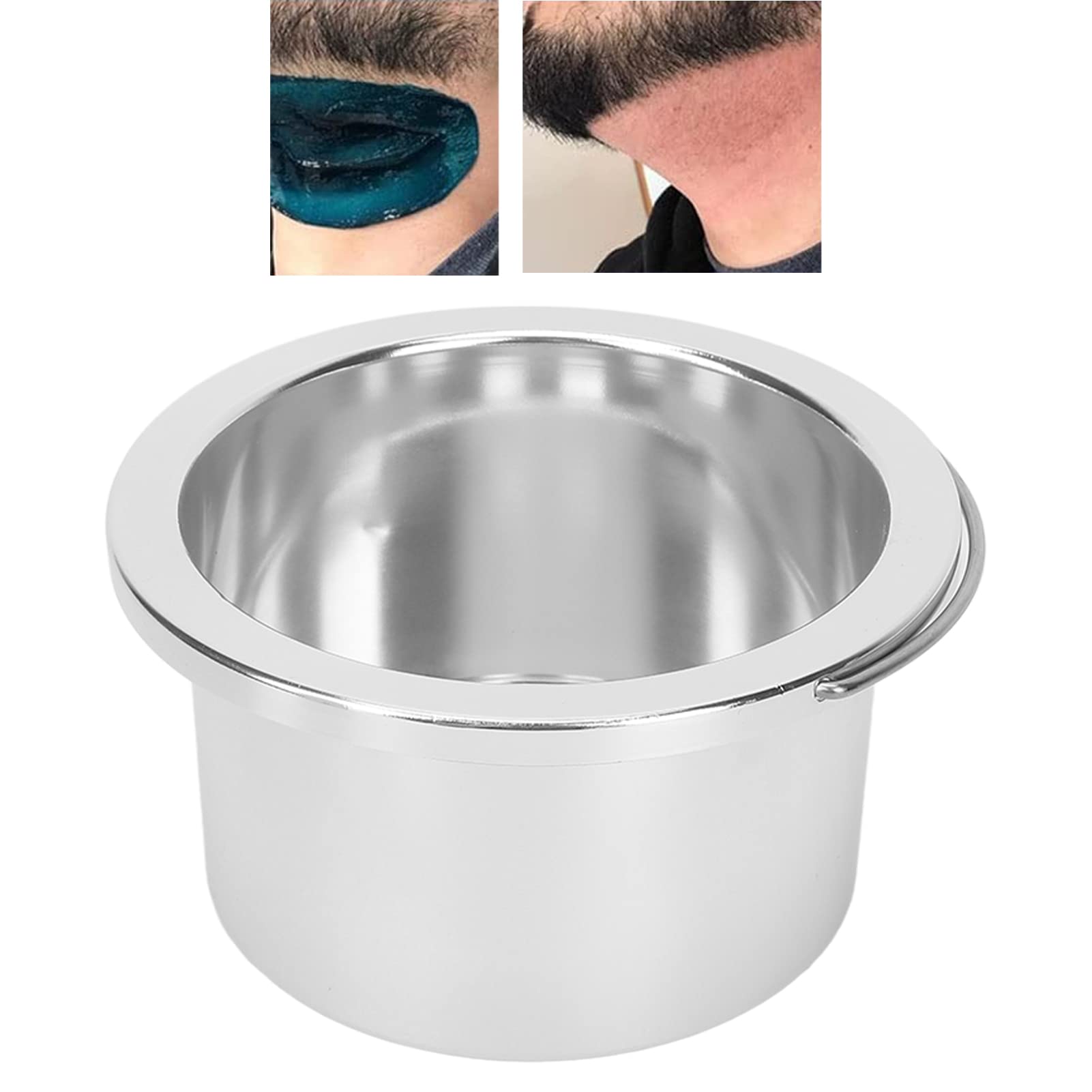 100mm Aluminum Alloy Wax Warmer Replacement Pot - Portable Hair Removal Waxing Bowl Accessory for Wax Warmer Machines (Silver) | Perfect for Salon, Spa & At-Home Hair Removal