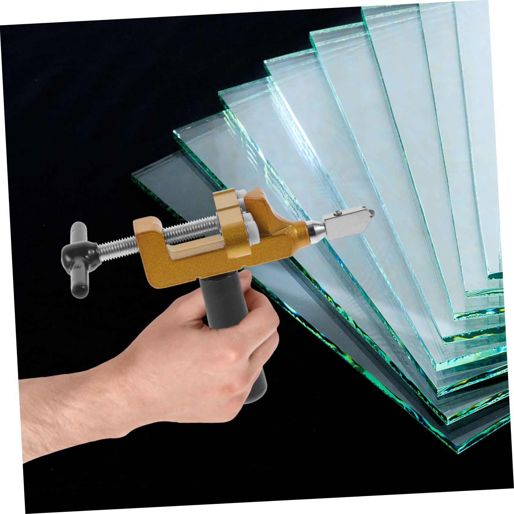 Professional Glass Cutting Pliers - Glass & Ceramic Cutter Tool with Breaker & Divider for Mirror, Tile & DIY Projects - Perfect for Mosaic Art, Home Renovation & Crafting
