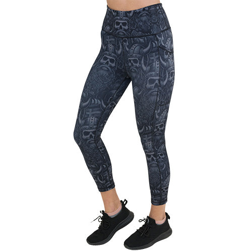 Valhalla Leggings for Women - High Waist Yoga Pants with Pockets, Soft & Stretchy Workout Leggings - Perfect for Gym, Running, Yoga & Lounge Wear