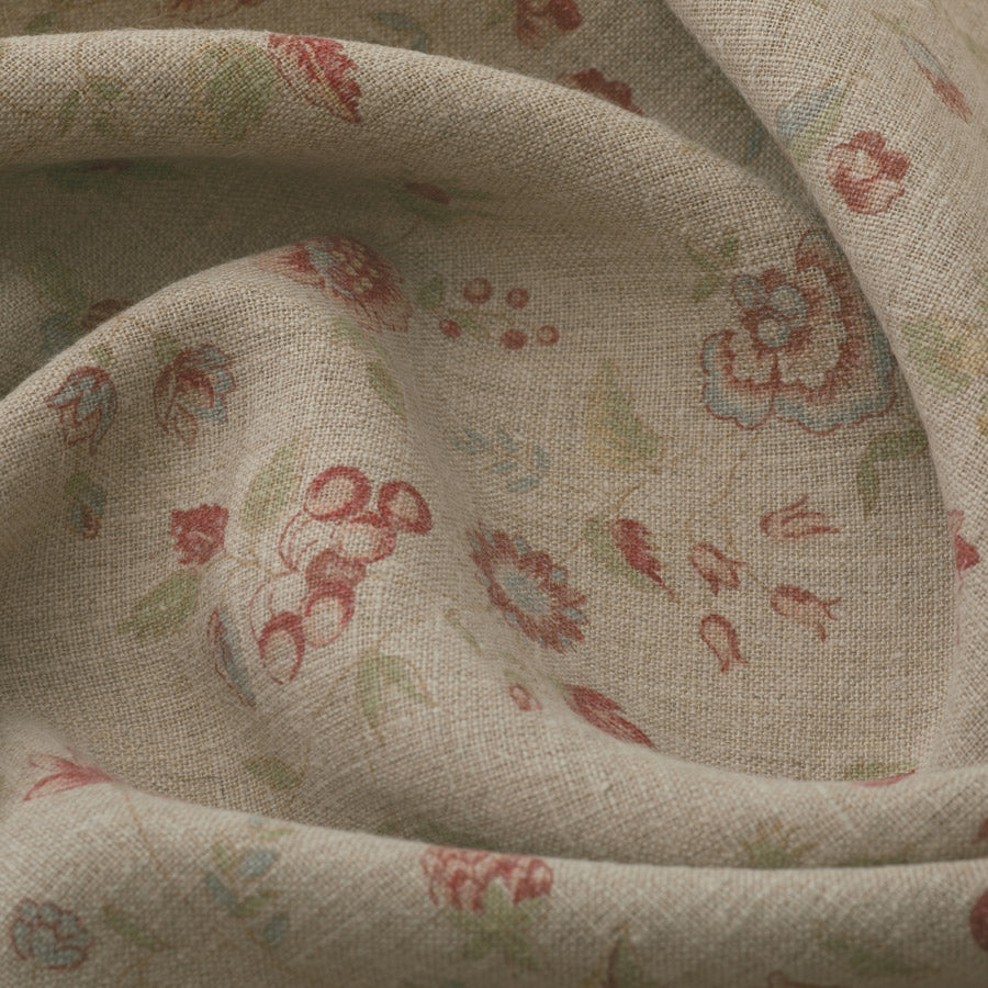 Premium Framboise Linen Fabric - Double Aged Natural Linen for Home Decor, Upholstery & DIY Projects | Perfect for Curtains, Table Runners & Crafting